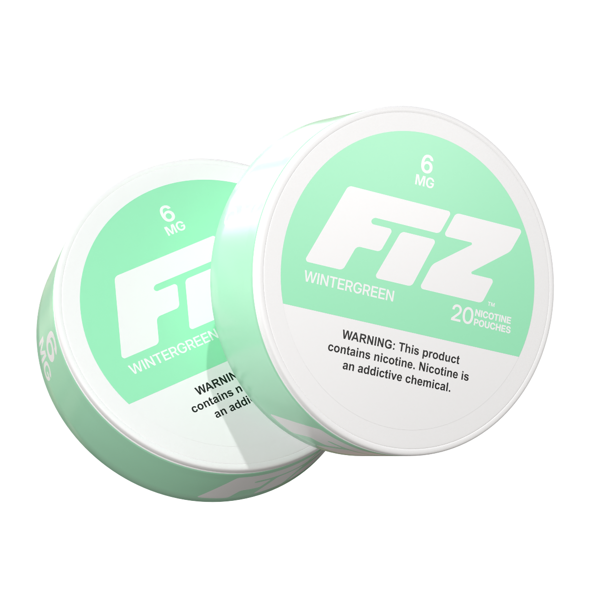 Two FIZ Wintergreen tins